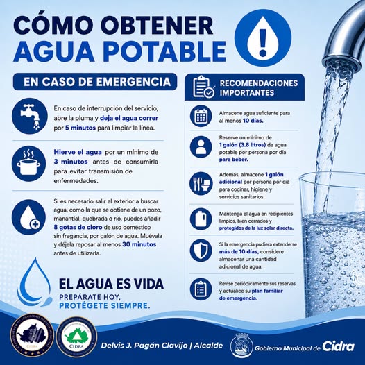 Cómo obtener agua potable en caso de emergencia
