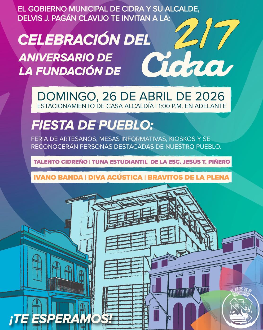 Celebración del 217 Aniversario de la Fundación de Cidra