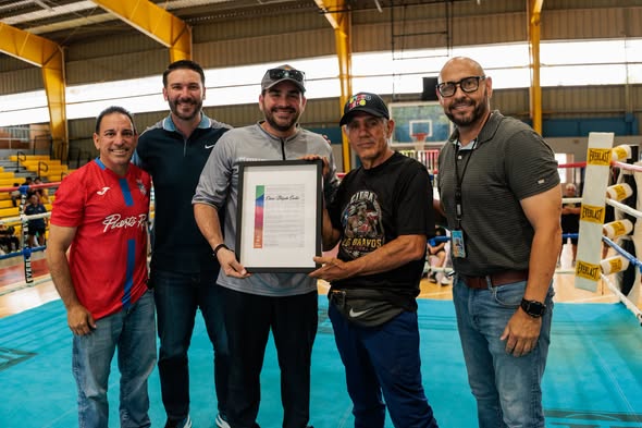 Reconocimiento al desarrollo del boxeo en Cidra